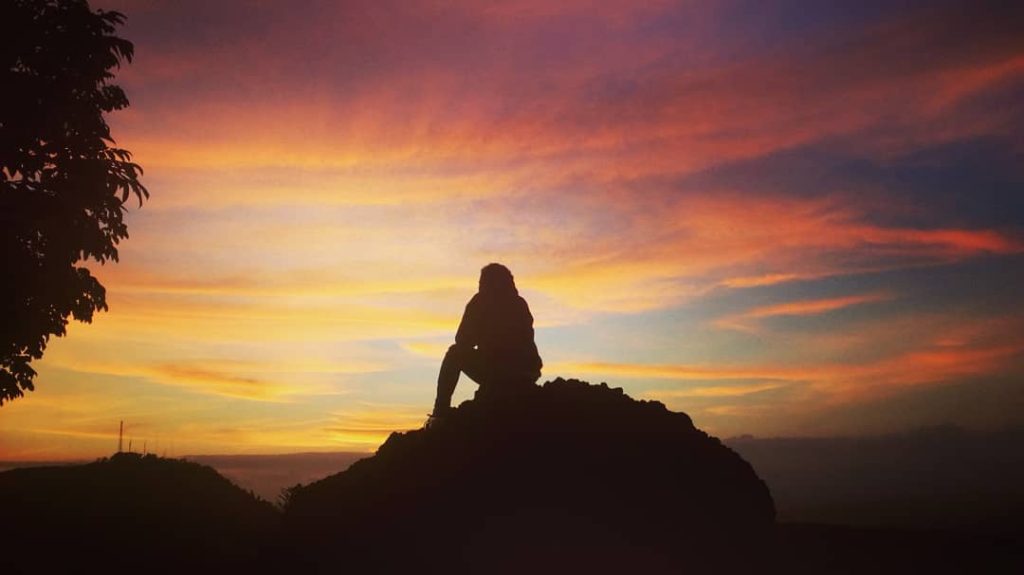 Sunset di kawasan wisata Watu Amben