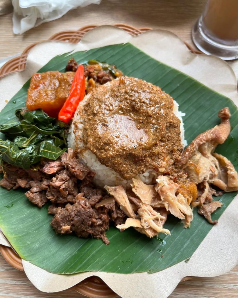 Tampilan gudeg Jogja dengan cita rasa khas, sumber: instagram