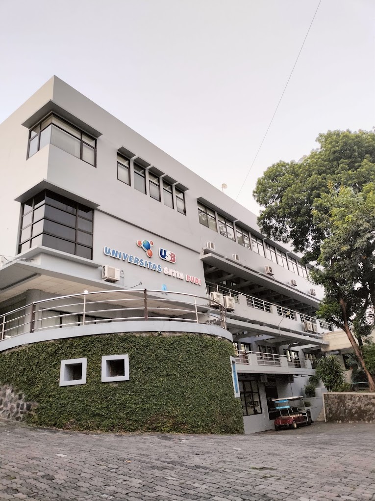 Ilustrasi gedung kampus Universitas Setia Budi (USB) yang tampak minimalis, sumber: gmaps