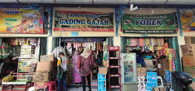 Pasar gading memiliki kualitas tata kelola pasar yang baik.