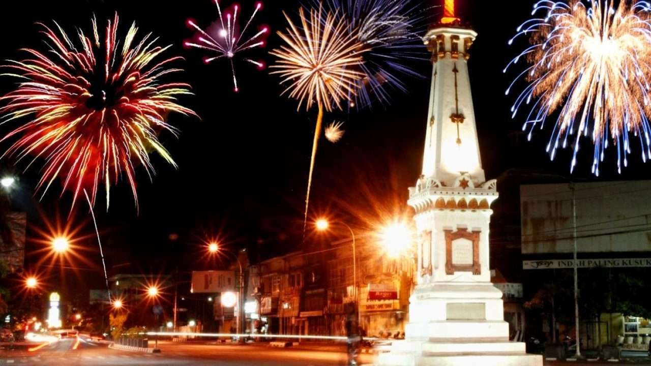 pesta kembang api di jogja