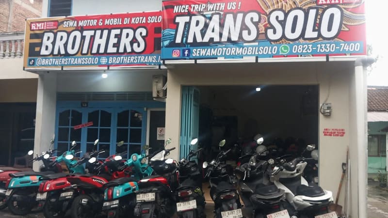 Barisan motor matic terbaru yang siap disewakan di Solo